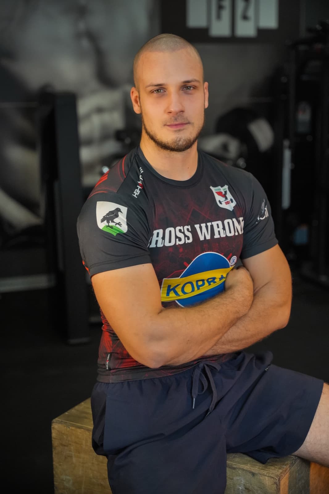 Paweł podczas treningu CrossFit w Fabryce Zdrowia